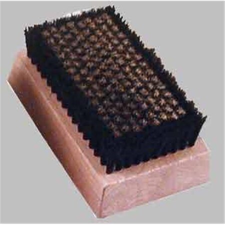 Gordon Brush Gordon Brush G1308 4.25 X 2.50 In. Brass Plus Horse Hair Scrub Brush   Case of 12 G1308